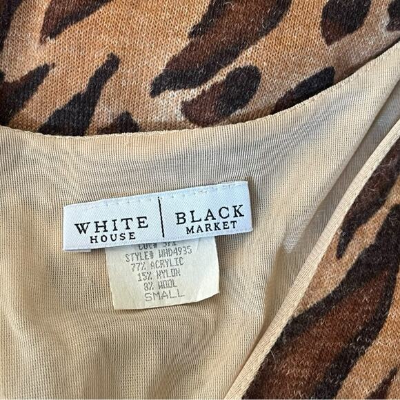 White House Black Market animal print dress - Picture 4 of 4